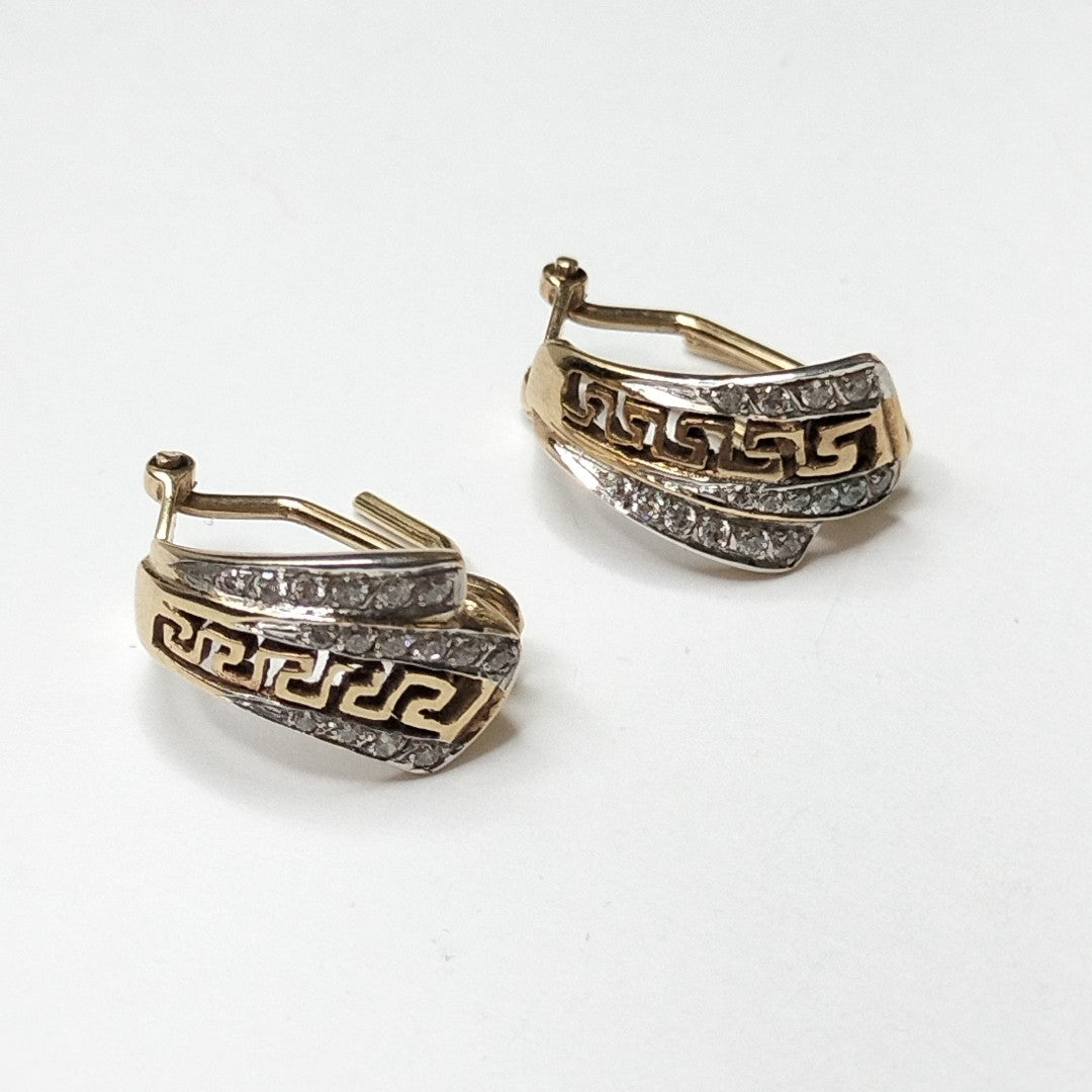 ARETES PAR ORO 14 K 4.6 GRMS (SEMINUEVO)