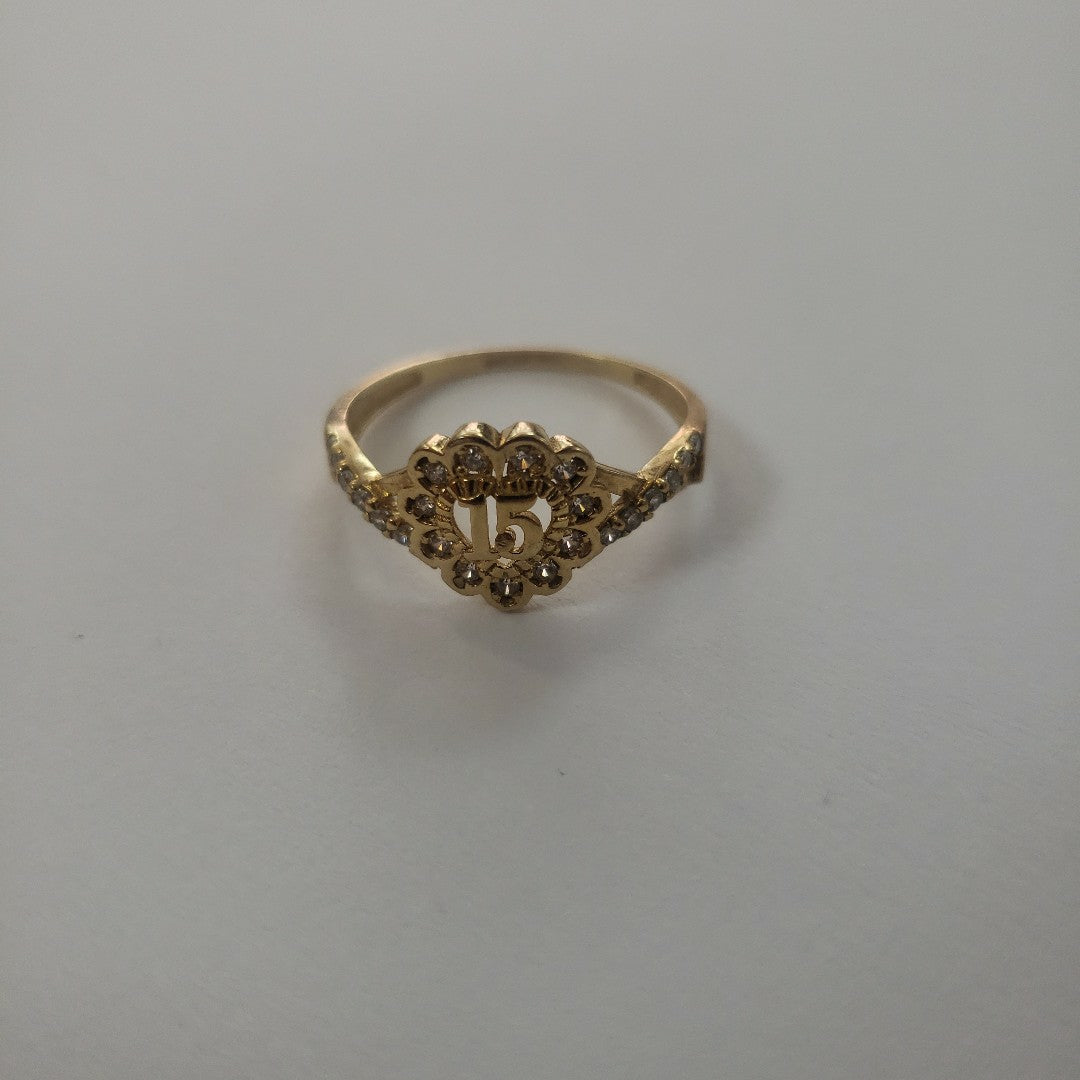 ANILLO ORO 10 K 1,60 GRMS (SEMINUEVO)