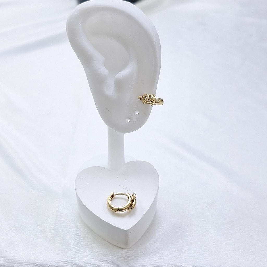 ARRACADAS PAR ORO 14 K 2.3 GRMS (SEMINUEVO)