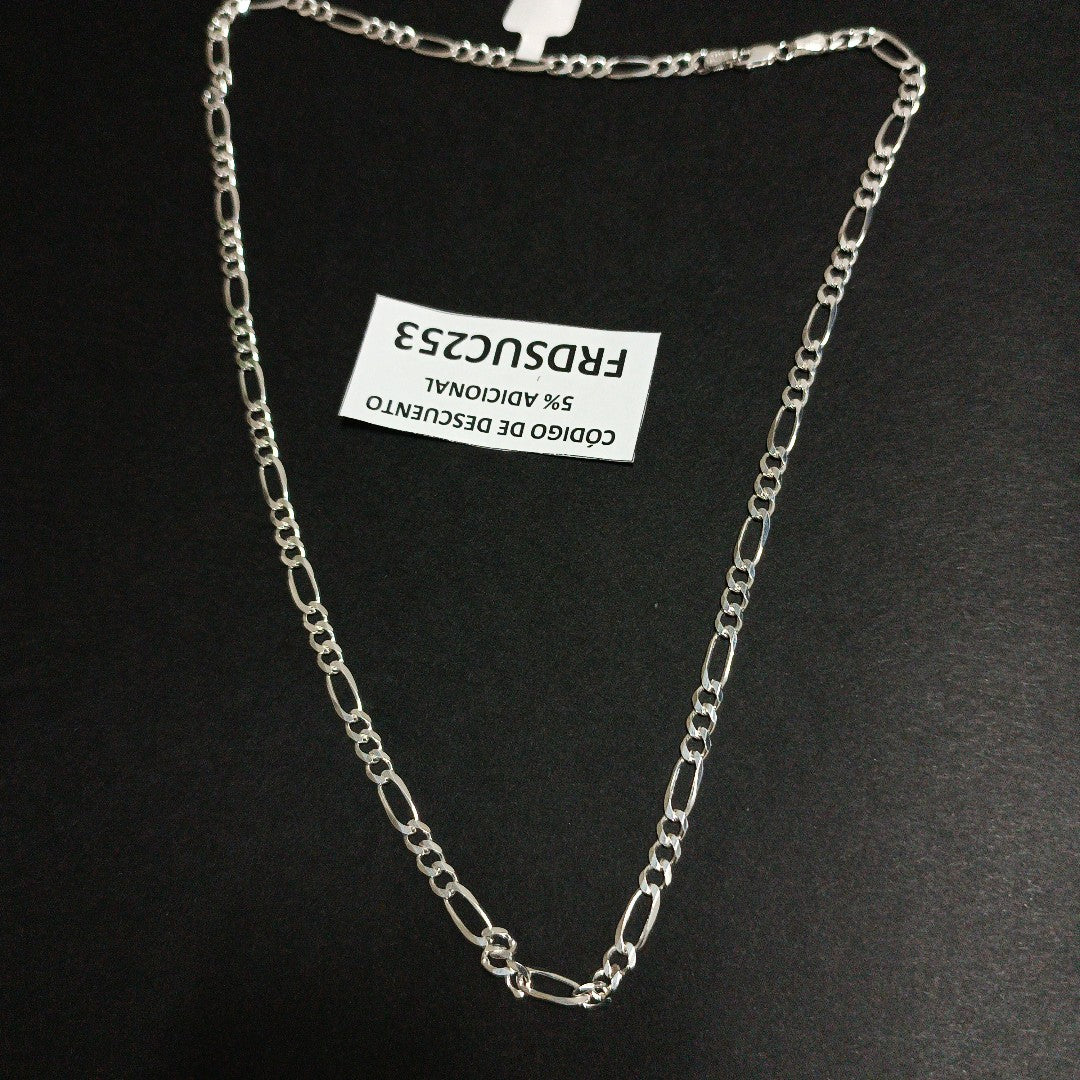 CADENA TEJIDO 3X1 PLATA .925 60 CM 17.4 GR (NUEVO)