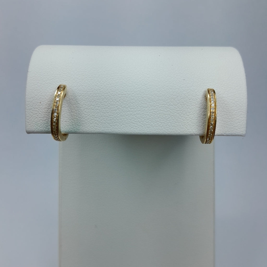 ARRACADAS PAR ORO 14 K 2 GRMS (SEMINUEVO)