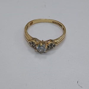 SOLITARIO ORO 14 K 2 GRMS (SEMINUEVO)