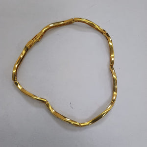 PULSERA RIGIDA ORO 10 K 7,40 GRMS (SEMINUEVO)