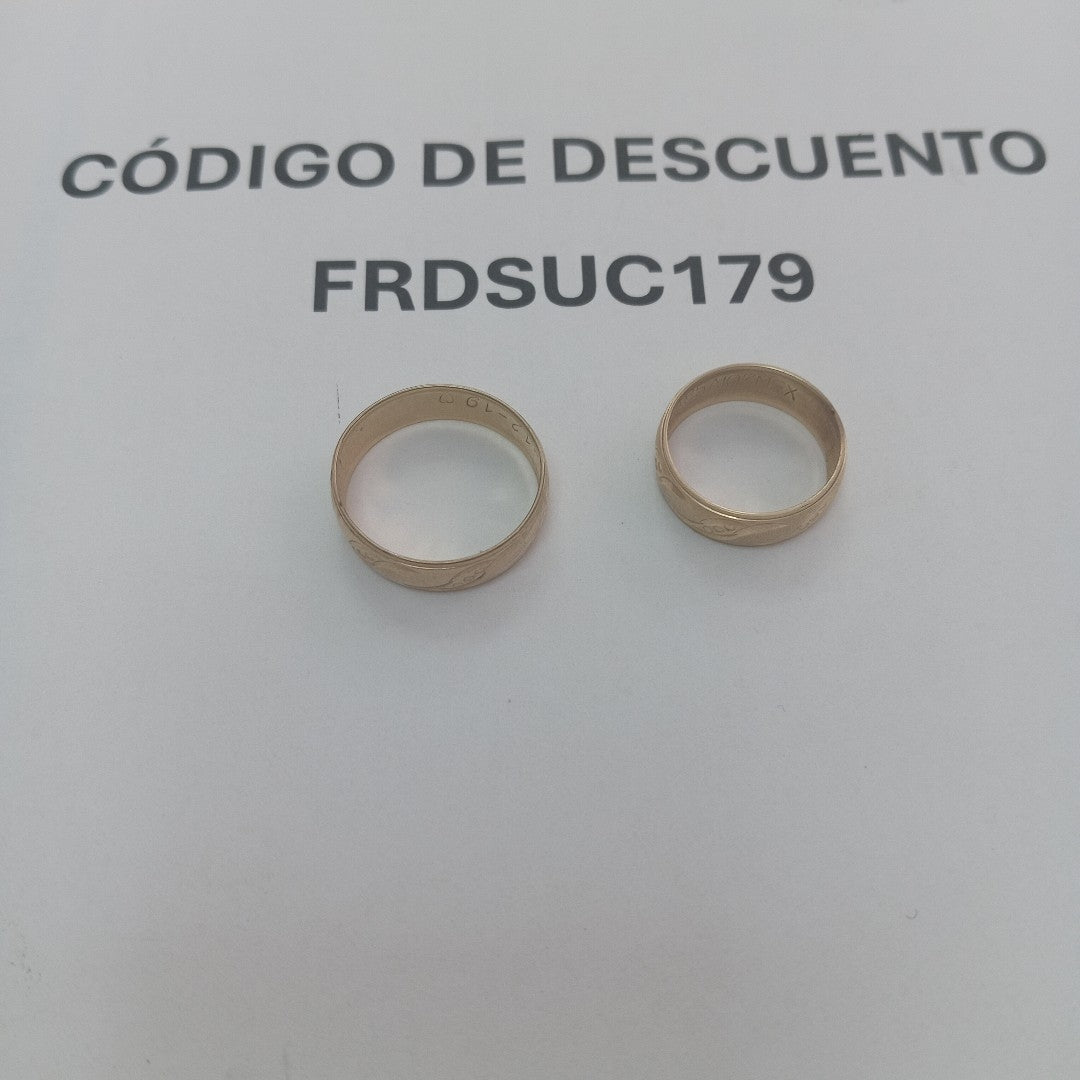 ARGOLLA ORO 10 K 3.4 GRMS (SEMINUEVO)
