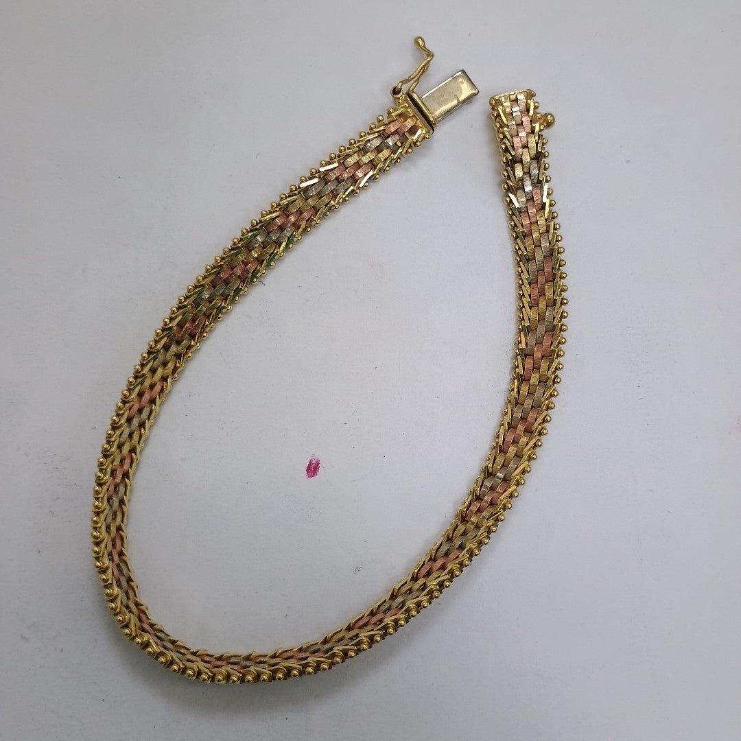 PULSERA ORO 14 K 10,90 GRMS (SEMINUEVO)