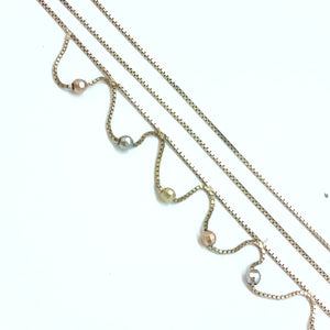 GARGANTILLA ORO COMBINADO 10 K 2,60 GRMS (SEMINUEVO)