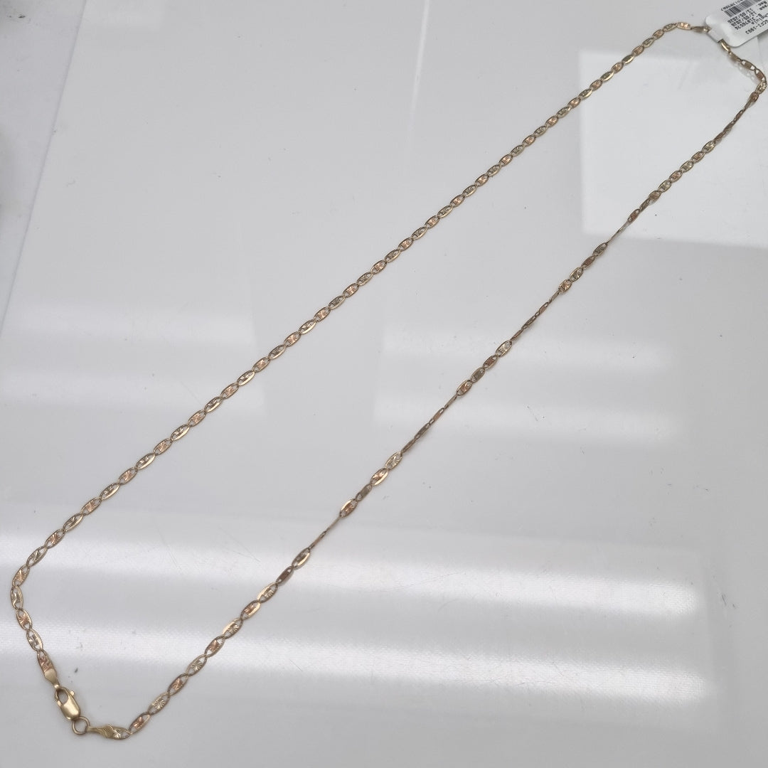 CADENA ORO, ORO COMBINADO 10 K 4.5 GRMS (SEMINUEVO)