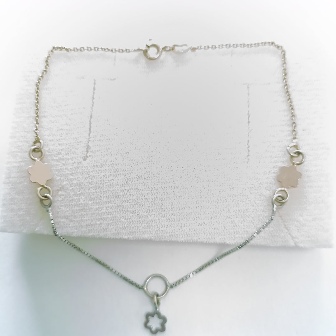 PULSERA ORO COMBINADO 14 K 2,20 GRMS (SEMINUEVO)