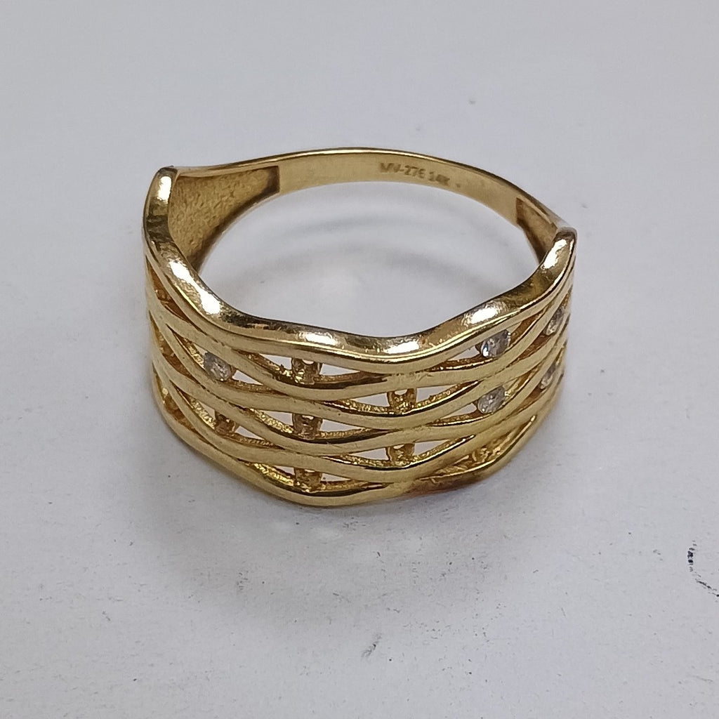 ANILLO ORO 14 K 2.5 GRMS (SEMINUEVO)