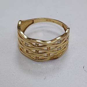 ANILLO ORO 14 K 2.5 GRMS (SEMINUEVO)