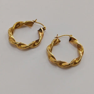 ARRACADAS PAR ORO 14 K 3.3 GRMS (SEMINUEVO)