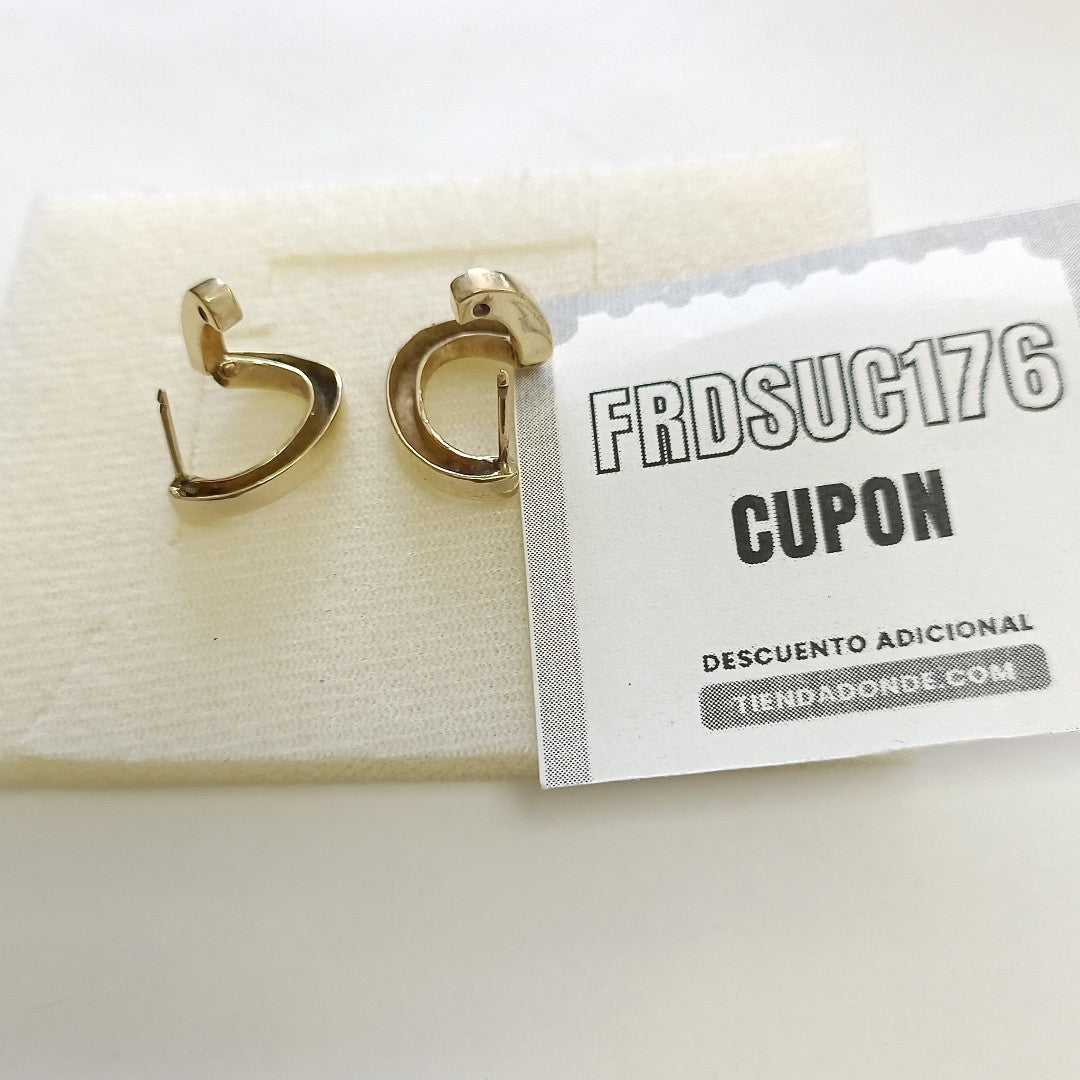ARETES PAR ORO 10 K 3,70 GRMS (SEMINUEVO)