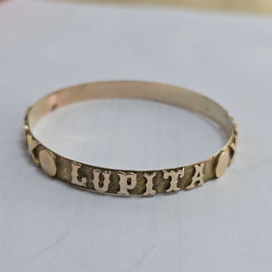 PULSERA RIGIDA ORO 8 K 17 GRMS (SEMINUEVO)