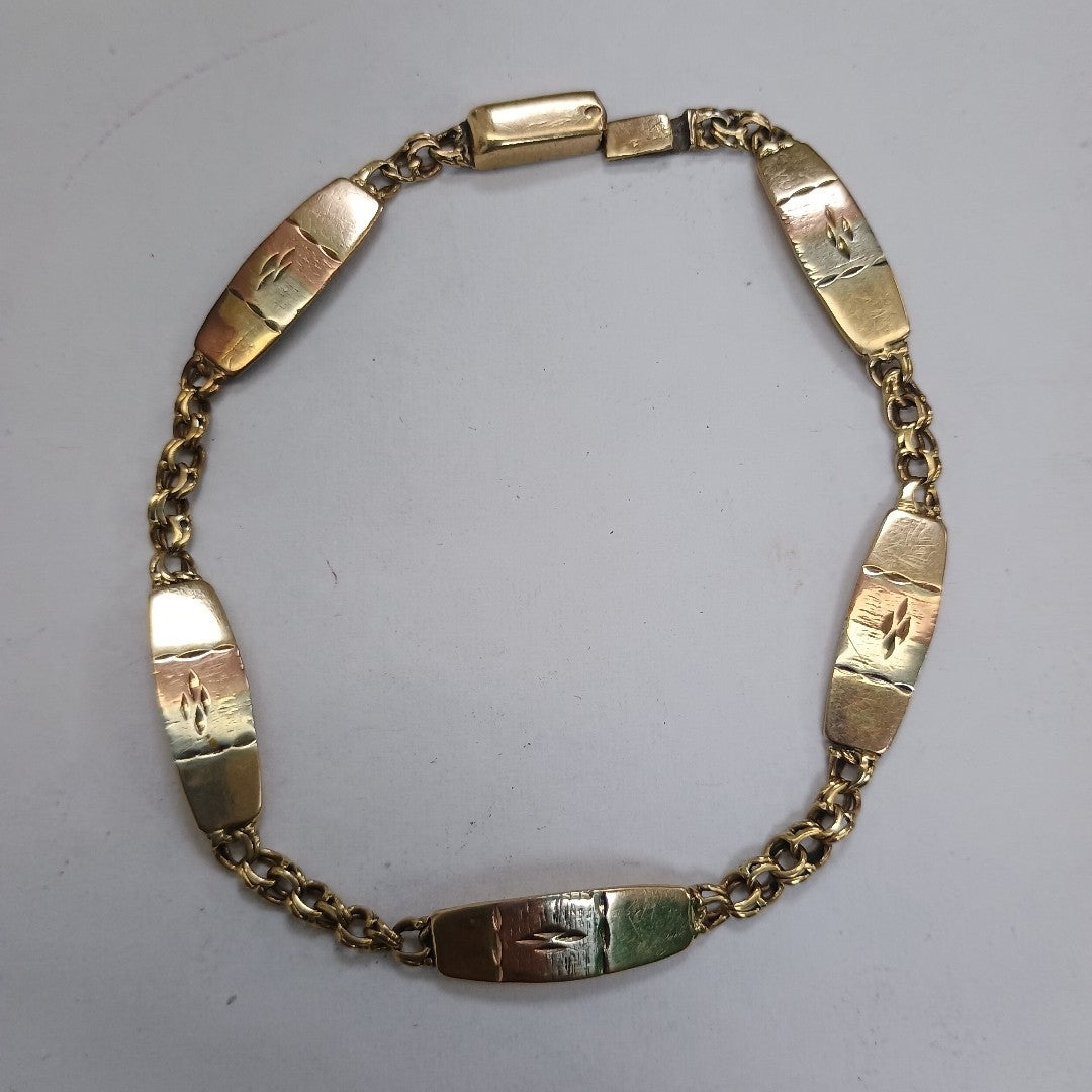 PULSERA ORO 10 K 4.9 GRMS (SEMINUEVO)