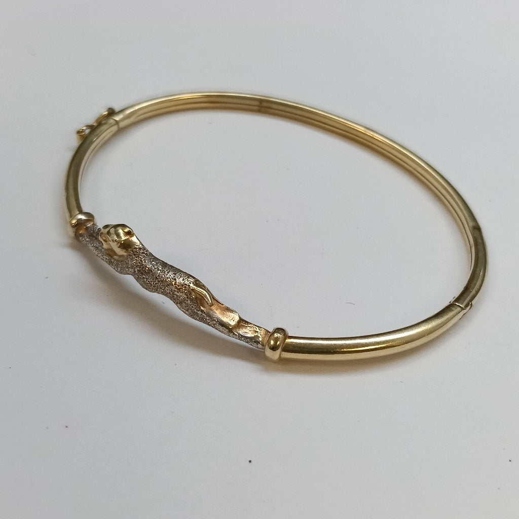 PULSERA RIGIDA ORO 14 K 7.5 GRMS (SEMINUEVO)