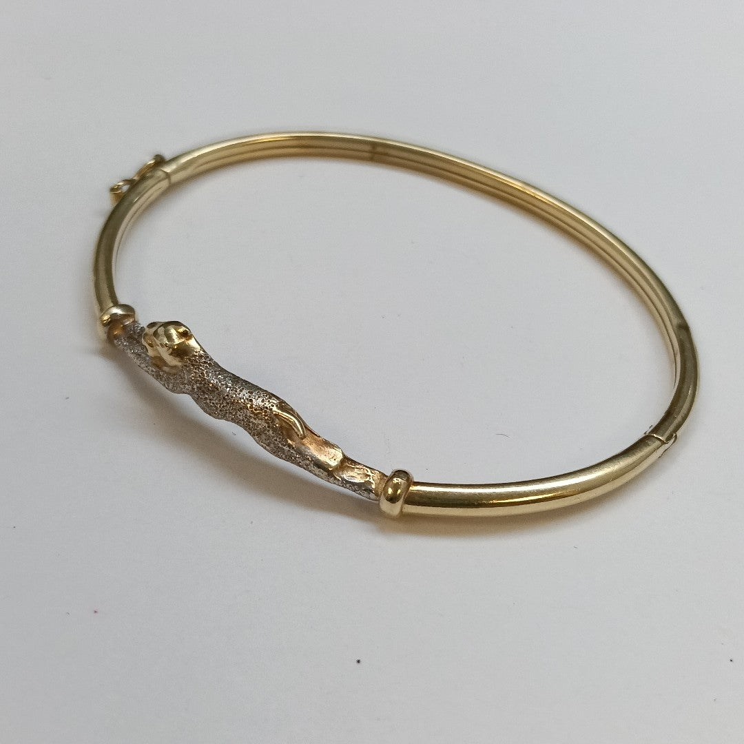 PULSERA RIGIDA ORO 14 K 7.5 GRMS (SEMINUEVO)
