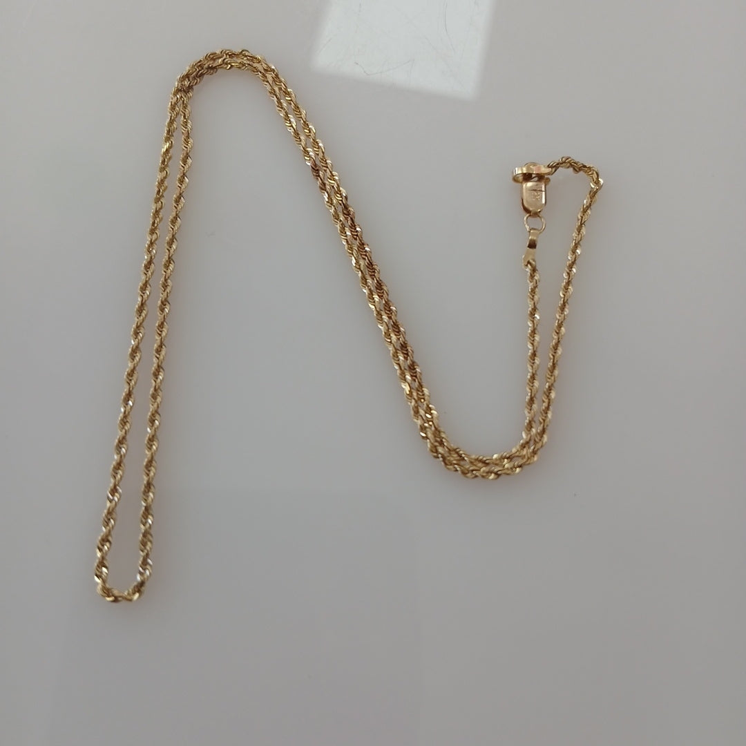 CADENA ORO 10 K 3,70 GRMS (SEMINUEVO)