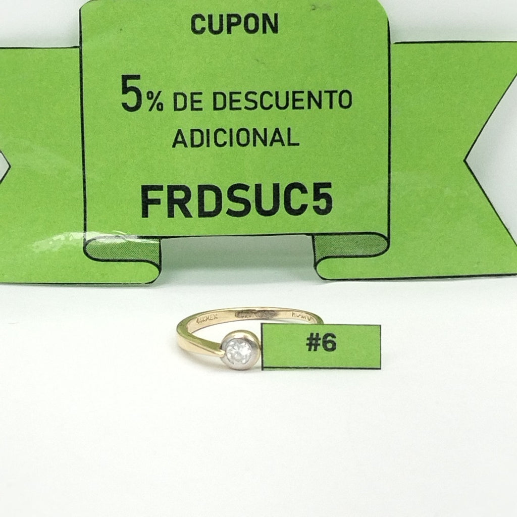 ANILLITO ORO 14 K 1.2 GRMS (SEMINUEVO)