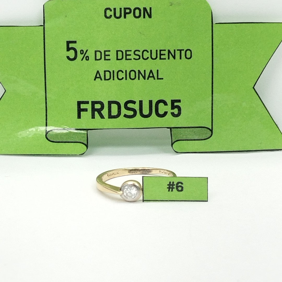 ANILLITO ORO 14 K 1.2 GRMS (SEMINUEVO)