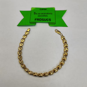 PULSERA ORO 14 K 7.6 GRMS (SEMINUEVO)