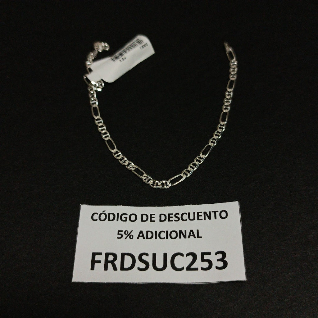 PULSERA TEJIDO 3X1 PLATA .925 16 CM 2.8 GR (NUEVO)