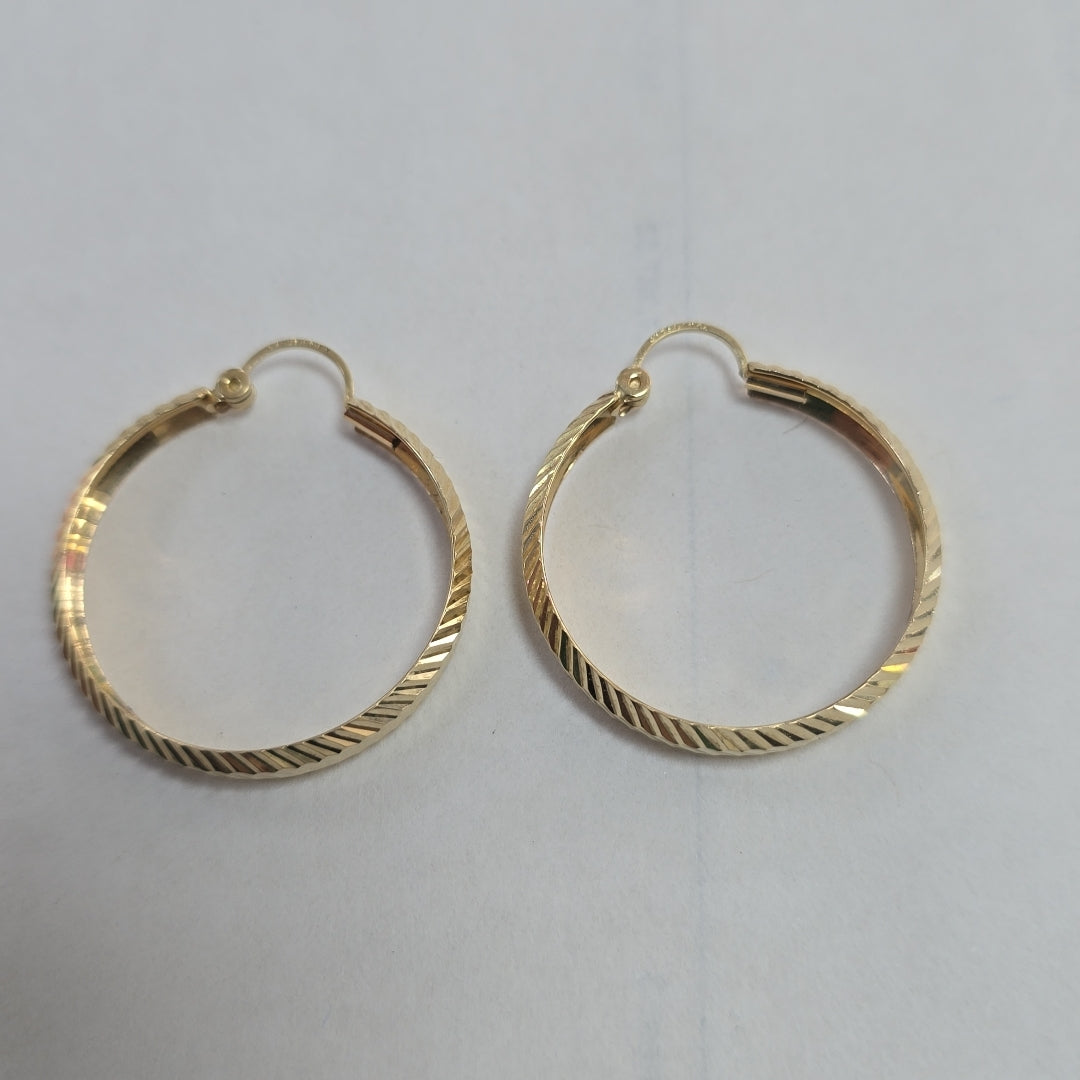 ARRACADAS PAR ORO 10 K 3.2 GRMS (SEMINUEVO)