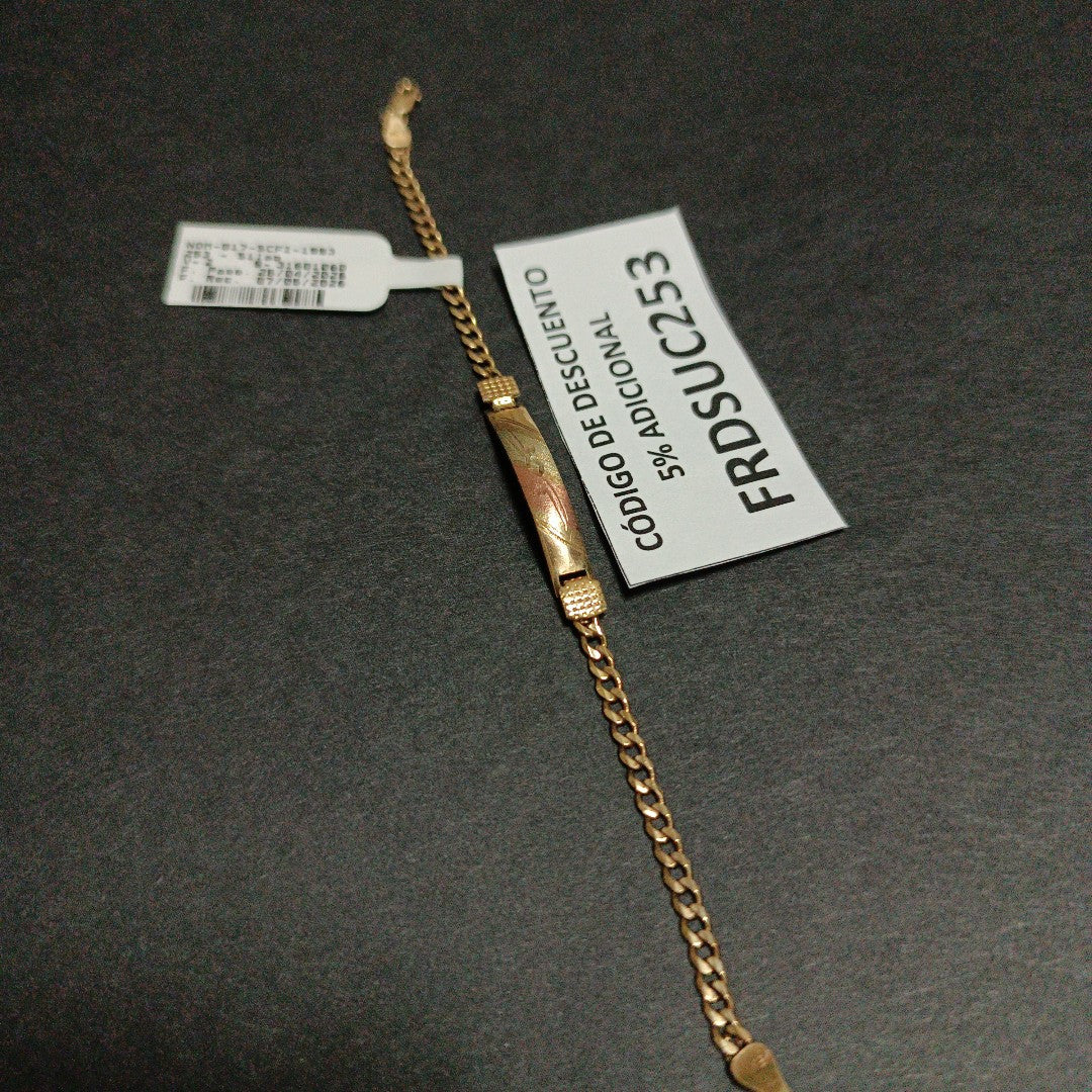 ESCLAVA ORO 10 K 3.7 GRMS (SEMINUEVO)