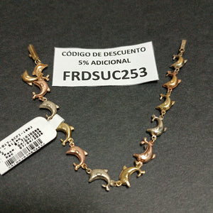 PULSERA ORO 14 K 6.2 GRMS (SEMINUEVO)