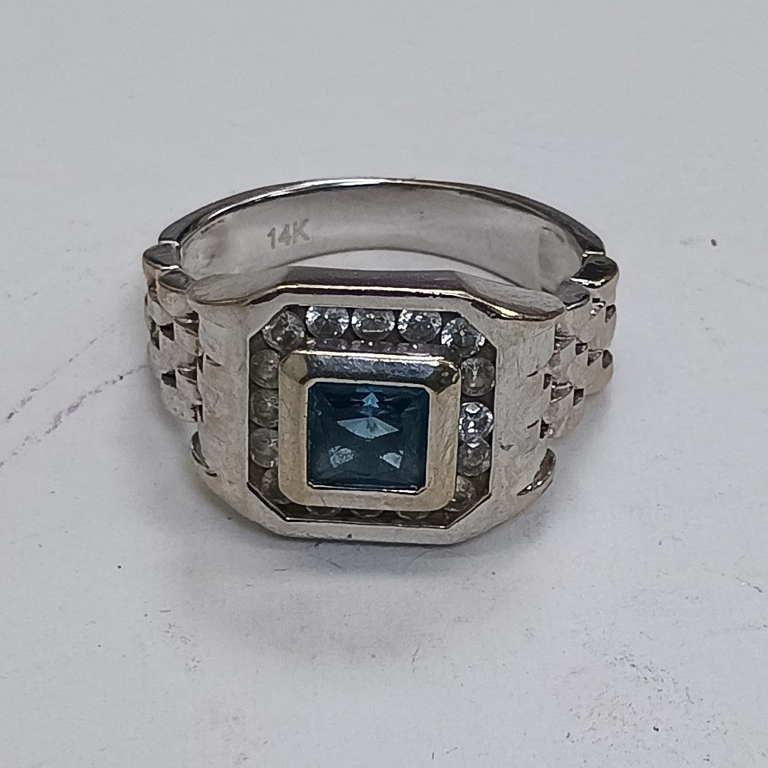 ANILLITO ORO BLANCO 14 K 7.9 GRMS (SEMINUEVO)