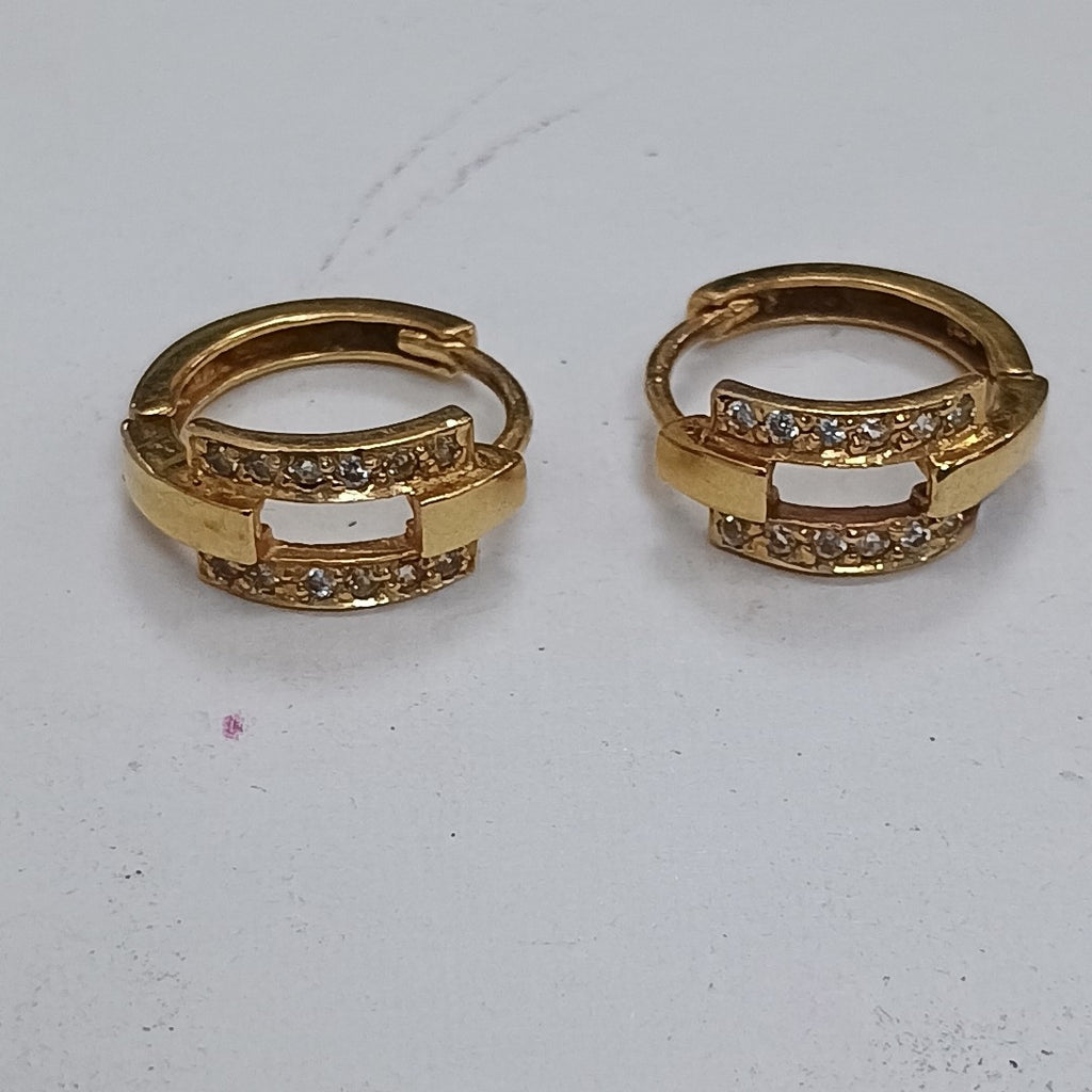 ARRACADAS PAR ORO 14 K 2.3 GRMS (SEMINUEVO)