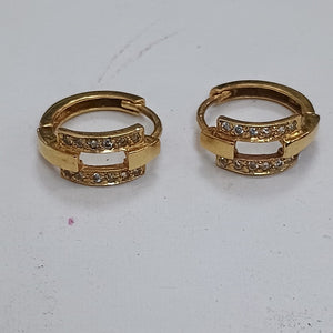 ARRACADAS PAR ORO 14 K 2.3 GRMS (SEMINUEVO)