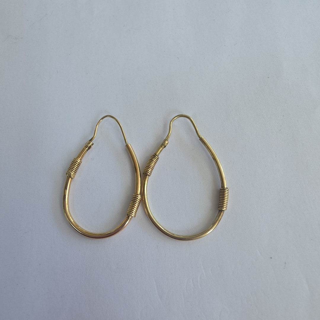 ARRACADAS PAR ORO 10 K 3.2 GRMS (SEMINUEVO)