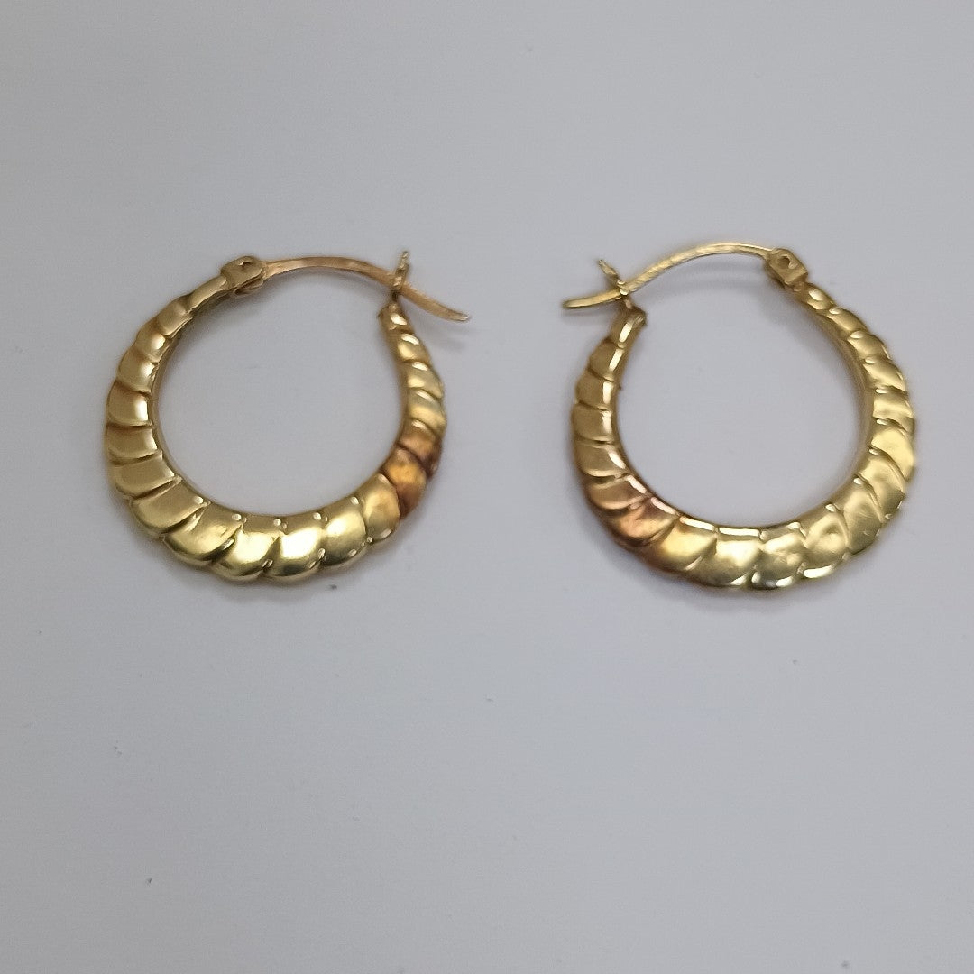 ARRACADAS PAR ORO 10 K 1.8 GRMS (SEMINUEVO)