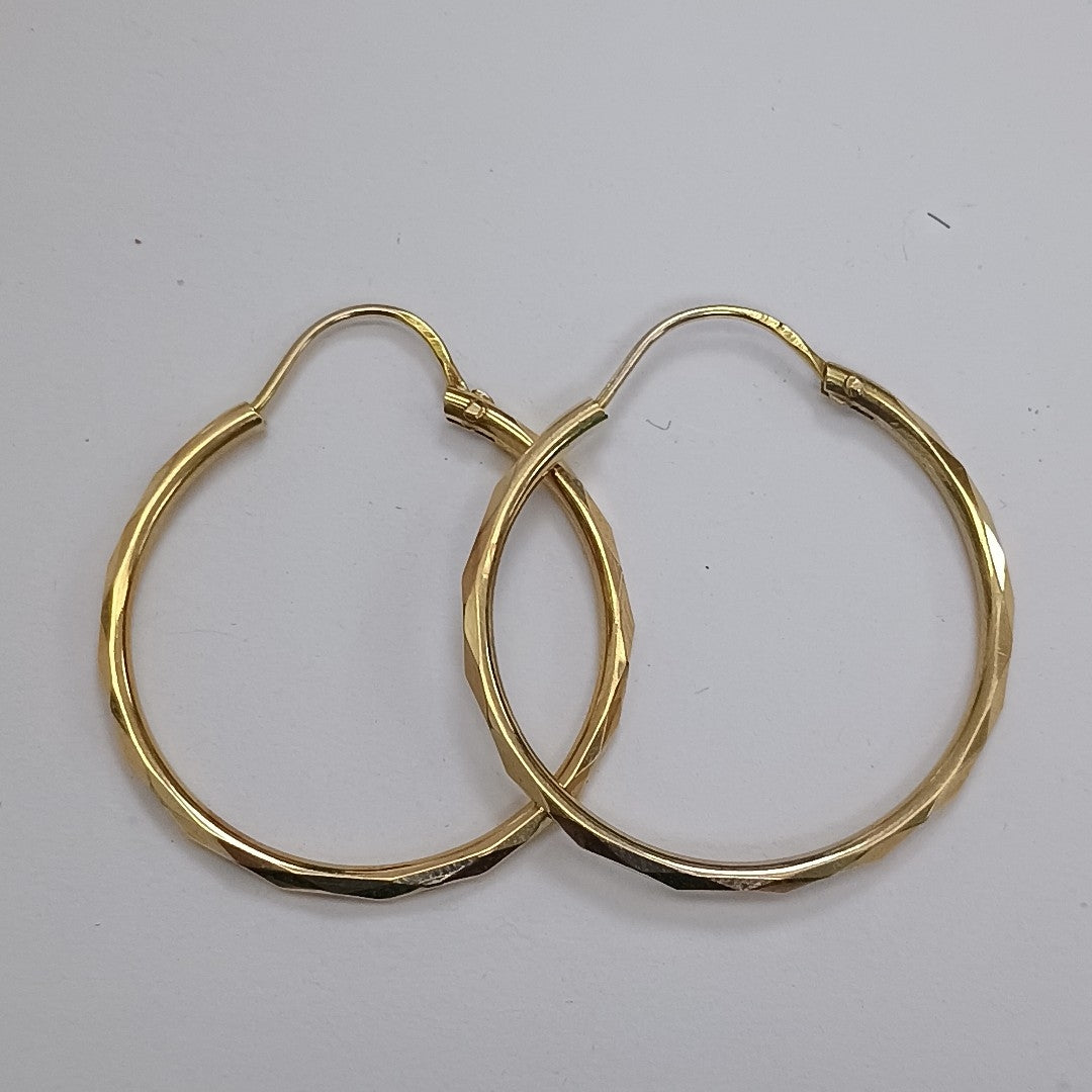 ARRACADAS PAR ORO 14 K 1.9 GRMS (SEMINUEVO)