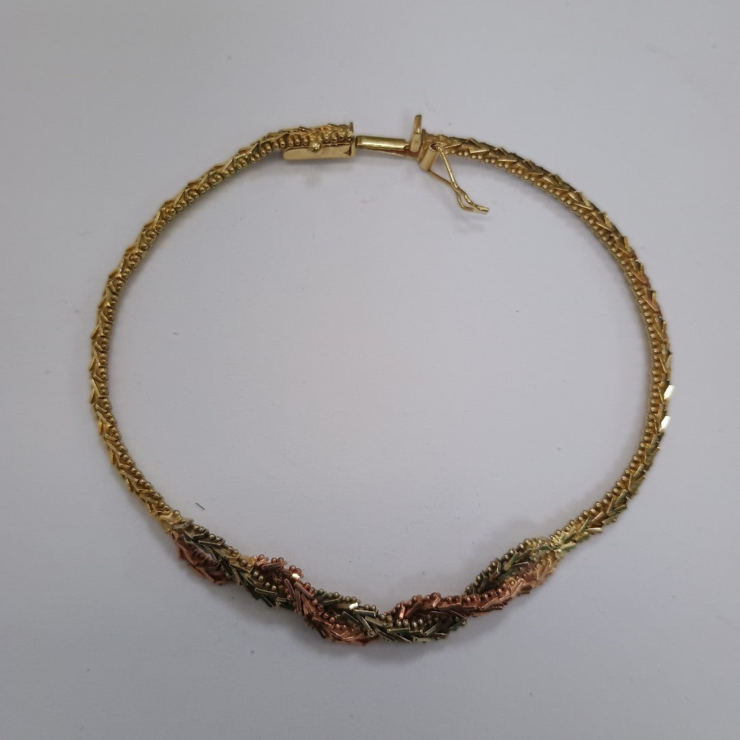PULSERA ORO 14 K 7.7 GRMS (SEMINUEVO)