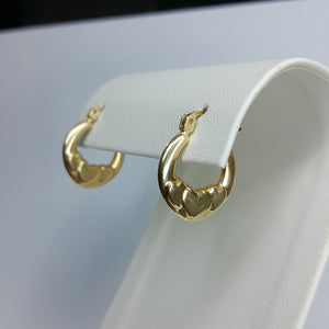 ARETES PAR ORO 14 K 1.8 GRMS (SEMINUEVO)