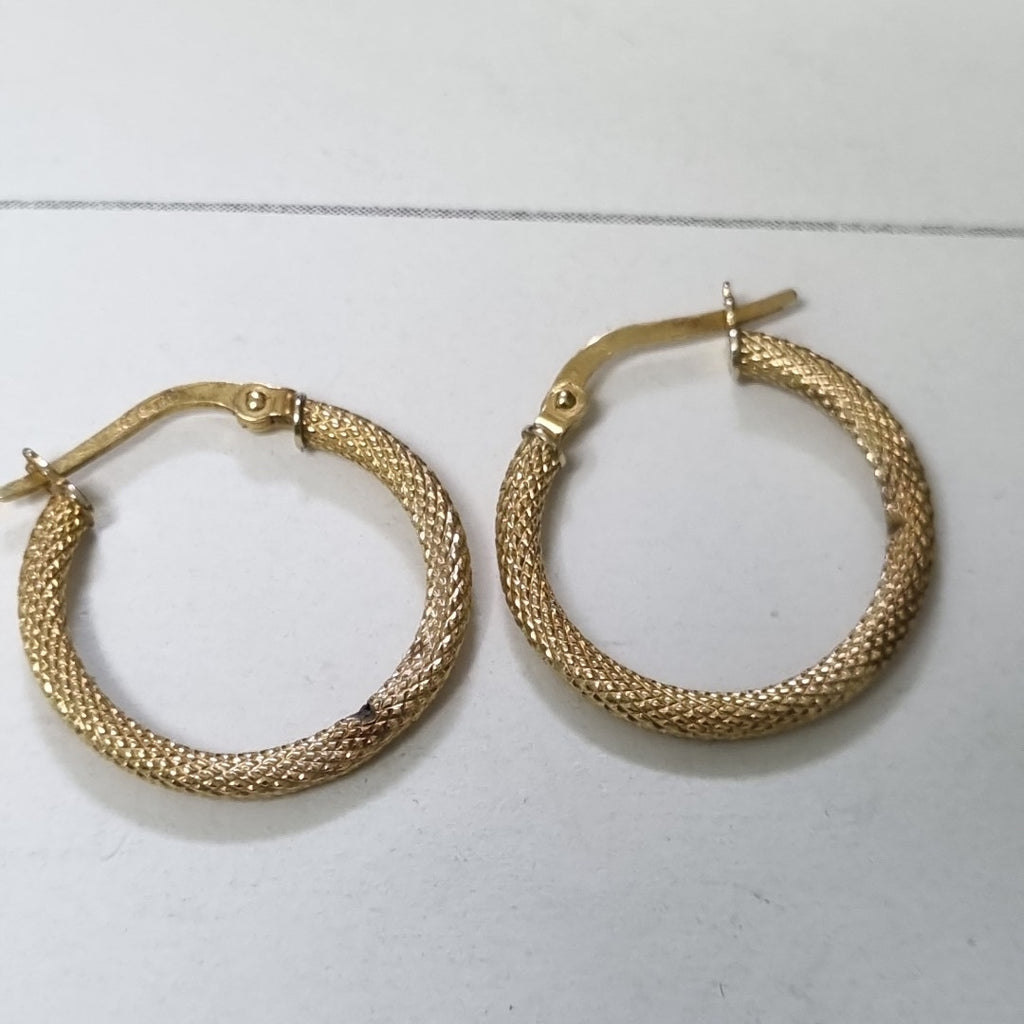 ARRACADAS PAR ORO 14 K 1.1 GRMS (SEMINUEVO)