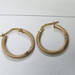 ARRACADAS PAR ORO 14 K 1.1 GRMS (SEMINUEVO)