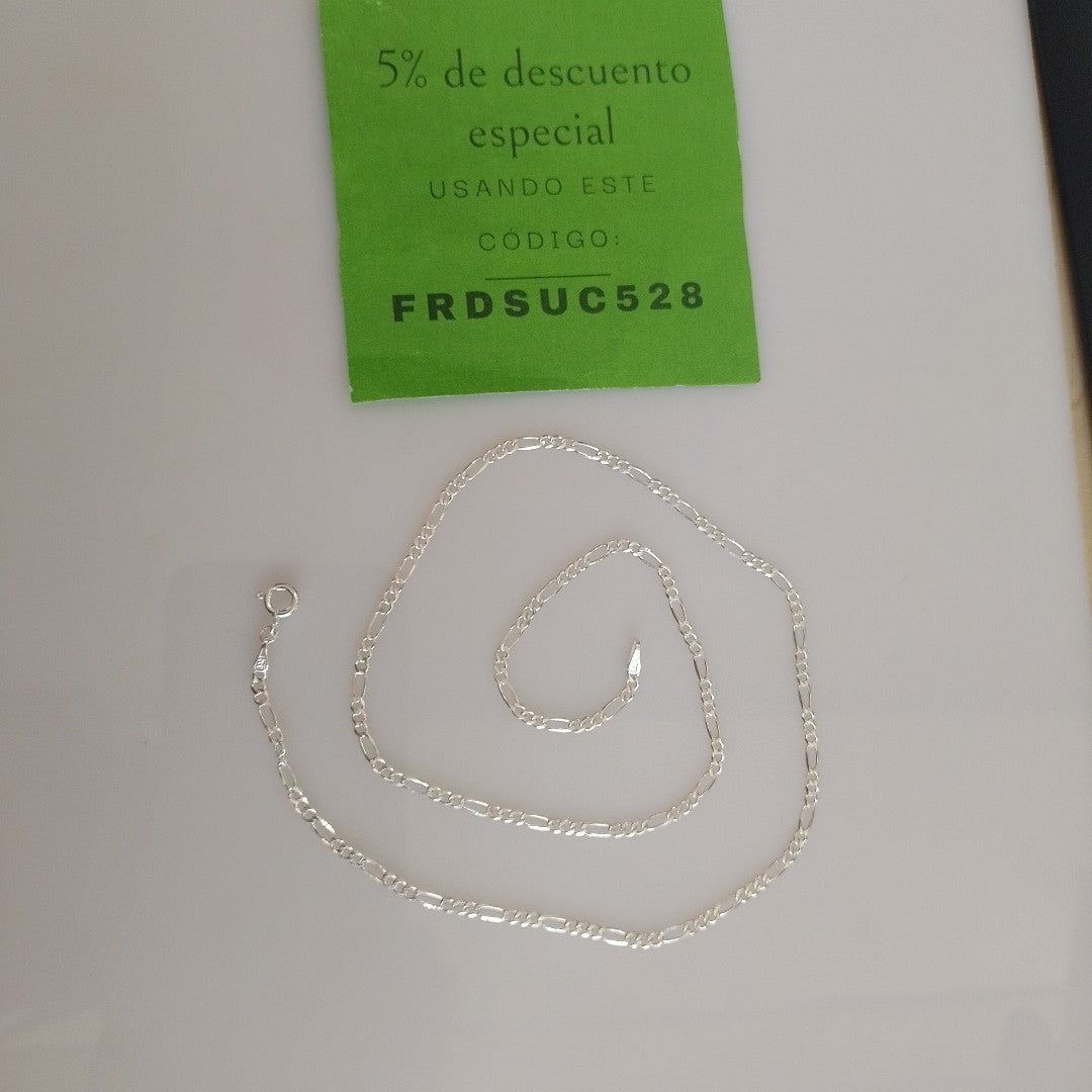 CADENA TEJIDO 3X1 PLATA .925 50 CM 4.1 GR (NUEVO)