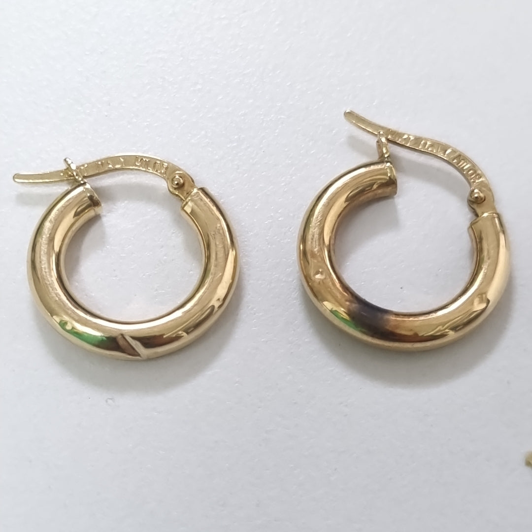 ARRACADAS PAR ORO 14 K 1,40 GRMS (SEMINUEVO)