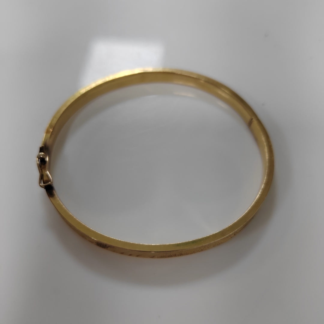 PULSERA RIGIDA ORO 14 K 5.9 GRMS (SEMINUEVO)