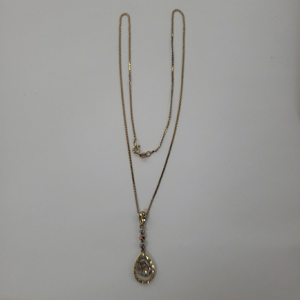 DIJE, GARGANTILLA ORO 14 K 4.4 GRMS (SEMINUEVO)