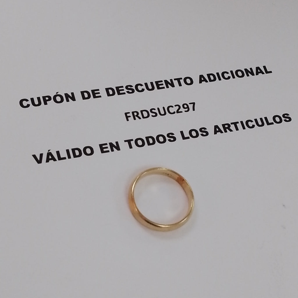 ARGOLLA ORO 10 K 5 GRMS (SEMINUEVO)