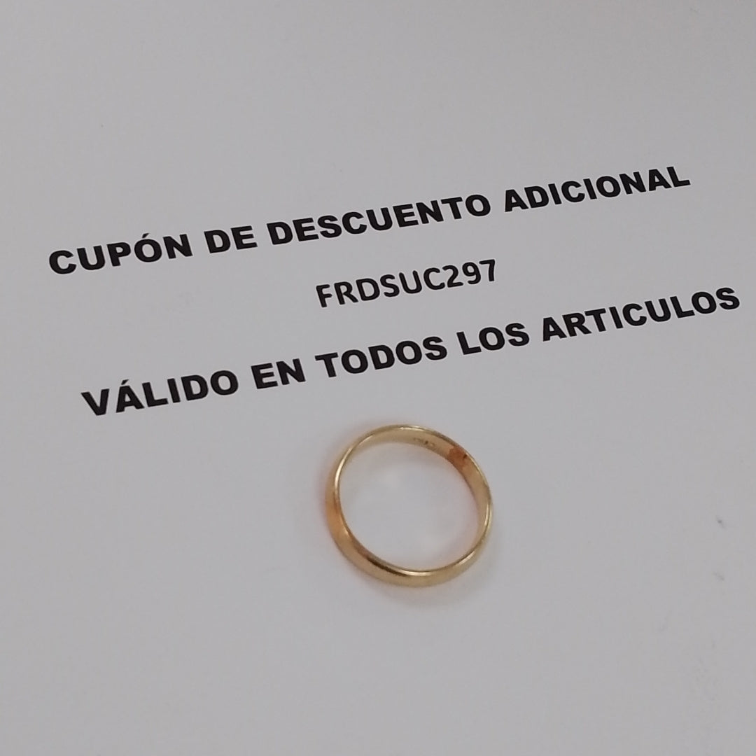 ARGOLLA ORO 10 K 5 GRMS (SEMINUEVO)