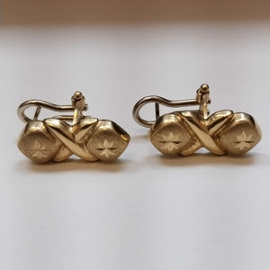 ARETES PAR ORO 14 K 4.4 GRMS (SEMINUEVO)