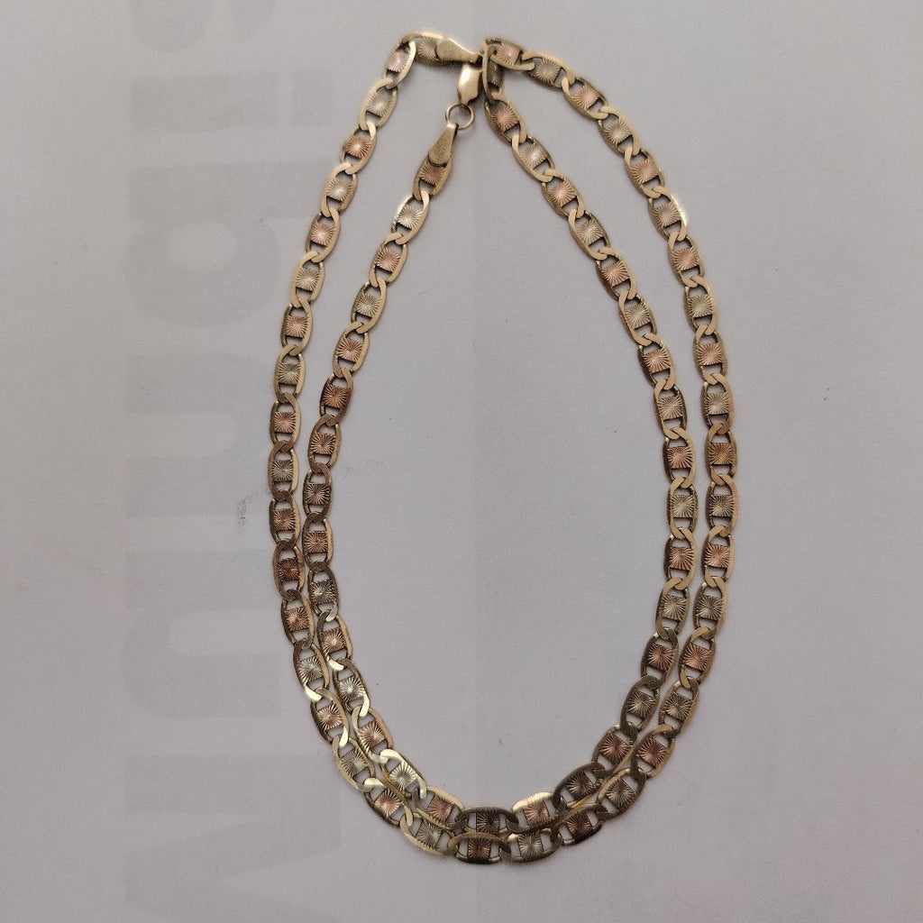 CADENA ORO, ORO COMBINADO 10 K 15.9 GRMS (SEMINUEVO)
