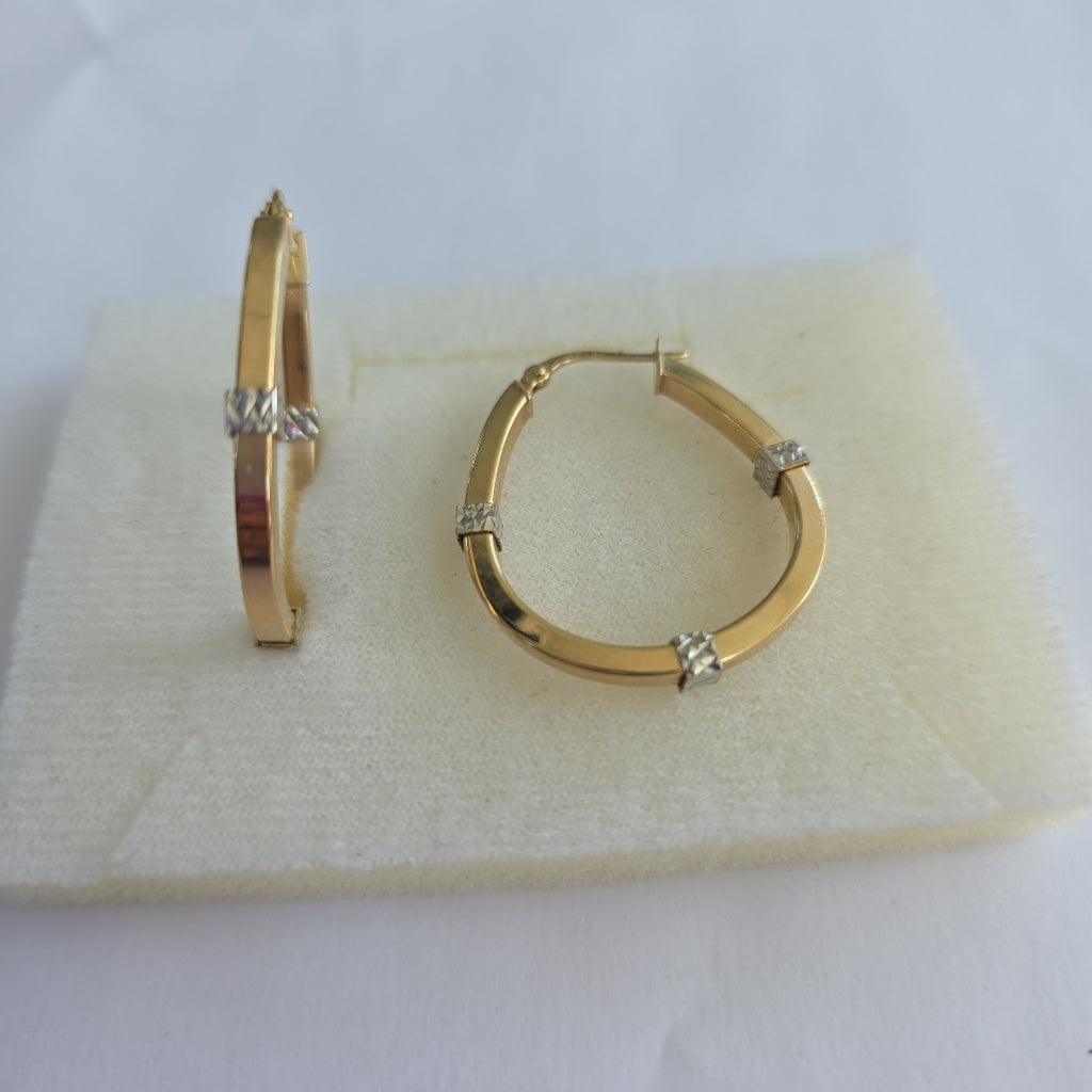 ARRACADAS PAR ORO 10 K 2.3 GRMS (SEMINUEVO)