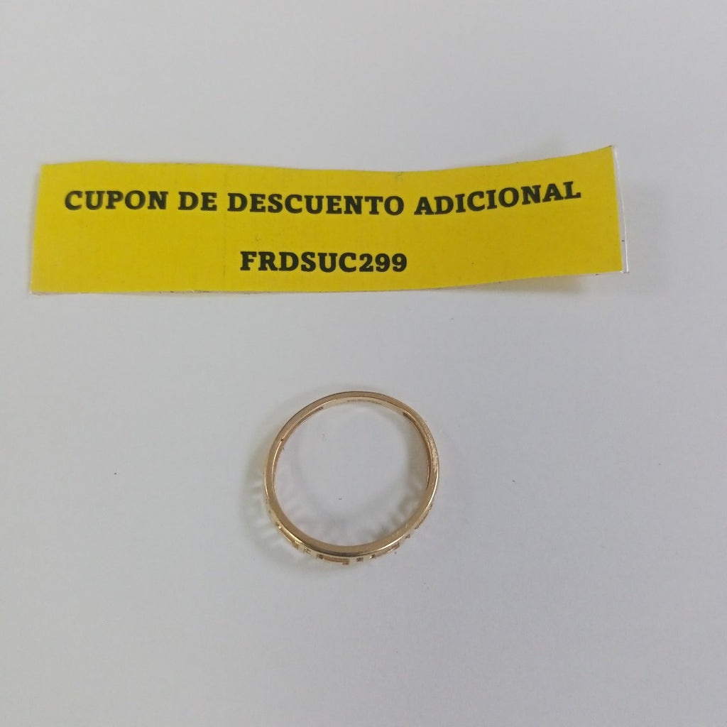 ANILLITO ORO 14 K 1,30 GRMS (SEMINUEVO)