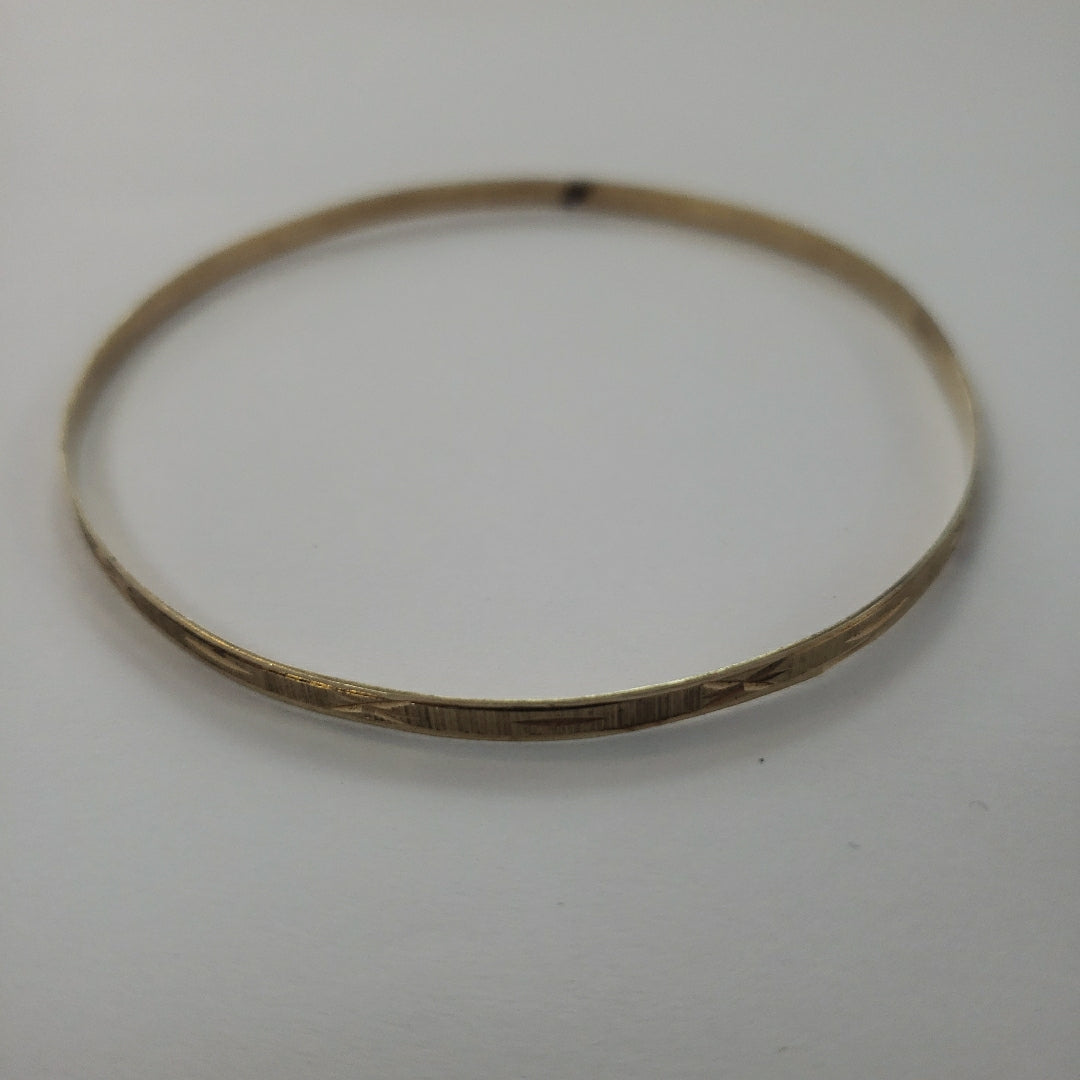 PULSERA RIGIDA ORO 10 K 3.9 GRMS (SEMINUEVO)