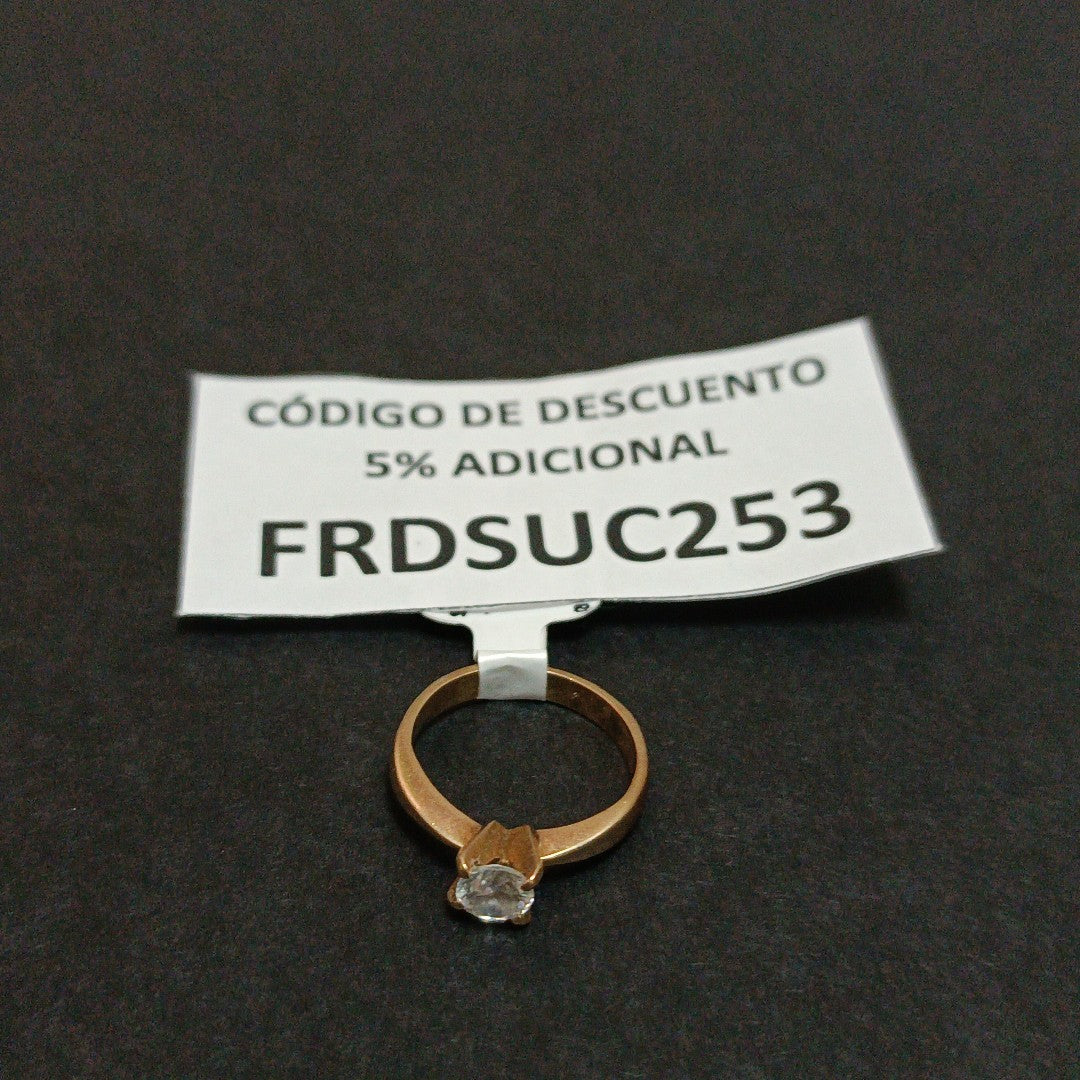 SOLITARIO ORO 14 K 2,70 GRMS (SEMINUEVO)